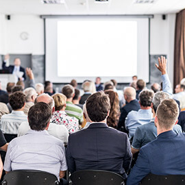 Photo of business presentation